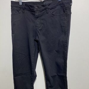 Rock & Republic Women's Black Berlin Cotton Blend Skinny Jeans Size 12